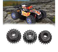 Cryfokt Pignon de Moteur RC Durable et Antirouille, Ensemble combiné D'engrenages 13-21T pour Moteur de Voiture 1/8 RC avec Arbre de 5 Mm, Construction en Métal pour des Performances Durables, (19T