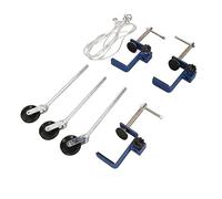 Cryfokt Pince de Montage de Table en Métal pour Laboratoire D'enseignement de la Physique avec Kit de Poulie et de Tige