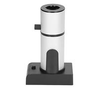 Cryfokt Pistolet à Fumée Réglable à la Main pour œufs de Cocktail, pour la Cuisine, en Alliage D'aluminium et de Zinc, Durable pour Poissons, Fruits de Mer, Noix, Collations, Cocktails (SILVER)