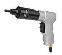 Cryfokt Pistolet de Rivetage Pneumatique Automatique, Outil de Pistolet à écrou de Riveteuse à Air Ergonomique à Changement Rapide pour Plaque Métallique, Tuyau (M8/M10 KP-7323)