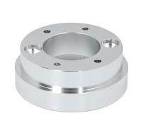 Cryfokt Plaque D'adaptateur de Volant de Jeu, Contrôle Précis, Plaque de Moyeu de 70 Mm pour G29 G920 G923, Matériau en Aluminium Léger, Ventilateurs de Jeux de Course (SILVER)