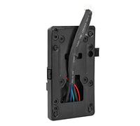 Cryfokt Plaque de Batterie Stable V-Mount V-Lock Système d'alimentation D-Tap pour Caméra BMD URSA Mini4K 4.6K EF URSA - Plaque de Batterie Professionnelle D-Tap pour/IDX - pour Caméra Blackmagic