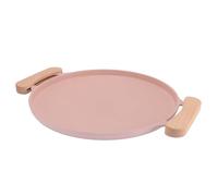 Cryfokt Plaque de Cuisson en Aluminium Portable pour Barbecue Coréen, Plaque de Cuisson Antiadhésive pour le Camping et le Pique-nique, Facile à Nettoyer pour un Usage Domestique (PINK)