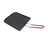 Cryfokt Plaque de Grill, Plaque de Côte de Camping Non-bâton-Handle de Rabat pour Le Chef Intérieur (Style 1)