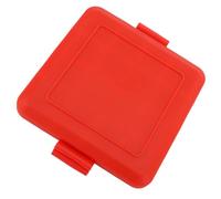 Cryfokt Plaques Antiadhésives en Silicone pour Machine à Grille-pain pour -ondes, Cuisson Rapide, pour des Petits Déjeuners Simples et Sûrs (rouge)