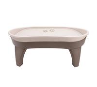 Cryfokt Plateau d'alimentation surélevé Facile à Assembler pour Animaux de Compagnie, Anti-Rayures, Protection du Cou des Pieds, Support de Gamelle surélevé pour Animaux de Compagnie, quantité en