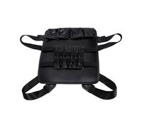 Cryfokt Pochette de Gilet de Barbier en Cuir PU pour Hommes Barbiers, Sac à Outils de Plate-Forme de Poitrine à Bandoulière Réglable avec Plusieurs Compartiments, Sac à Ciseaux de Poste de Travail