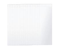 Cryfokt Pochettes de Marque-page Transparentes Lot de 50, Protège-PVC