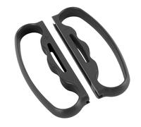 Cryfokt Poignée 2 Pièces pour la Boxe Fitness et les Sports - Conception Universelle pour une Expérience de Jeu Améliorée, Matériau ABS pour les âges (noir + noir)