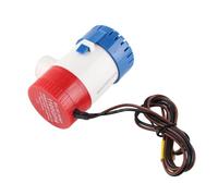 Cryfokt Pompe de Cale Submersible Robuste 1100GPH Pompe Marine Efficace à Faible Courant pour Coques de Bateau 12V/24V (24V)