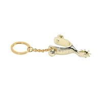 Cryfokt Porte-clés en Forme D'éperon Ton or, Style Cowboy Rétro | Conception légère, cadeau attentionné pour les cavaliers, culture équestre
