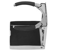 Cryfokt Porte-gobelet Réglable et Pliable en Acier Inoxydable pour Bateau, Yacht, Voiture, Support de Boisson à Forte Adhérence pour la Plupart des Tasses, Artisanat raffiné, Tasse d'eau