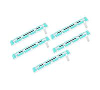 Cryfokt Potentiomètre à Glissière B10K Fader de Mélangeur Droit à Double Canal avec Large Plage de Température de Fonctionnement - Potentiomètre pour le Réglage du Volume et le Contrôle de la