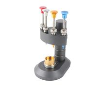 Cryfokt Presseur D'aiguilles de Montre en Alliage D'aluminium de Haute Précision pour Horloger, Dissolvant D'aiguilles de Montre Professionnel (Installation à 4 Broches)