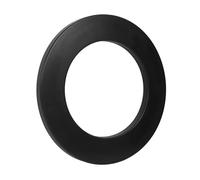 Cryfokt Protecteur de Contour de Jeu de Fléchettes Professionnel, Installation Facile, Design élégant pour Amateurs et Passionnés, PU 70cm (Black)