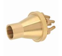 Cryfokt Pulvérisateur pour Bassin de Jardin, Buse de Fontaine Droite Centrale à 2 Couches, Diamètre de Couverture de 1,2 à 1,5 M, Diamètre Maximum de 7 Cm pour des Effets Spectaculaires