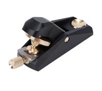 Cryfokt Rabot à Bloc à Angle Bas, Corps en Alliage D'aluminium avec Accessoires en Laiton, Angle de Travail de 33°, Rabot à Main Compact pour le Travail du Bois pour Lisser, Couper, avec