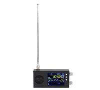 Cryfokt Radio Portable SSB à Ondes Courtes, Récepteur Pleine Bande avec écran LCD 3,2 Pouces et Batterie 5000 MAh, pour AM FM SW CB VHF UHF WX AIR LW MW (Black)