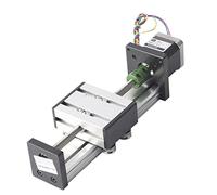 Cryfokt Rail de Guidage D'actionneur à Long étage avec Vis à Billes 0808 en Alliage D'aluminium pour des Performances Stables dans un Mouvement Linéaire contrôlé par un Moteur Pas à Pas Nema17 42,