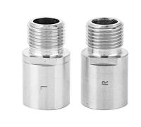 Cryfokt Rallonges de Pédales de Vélo en Acier, Entretoises Durables pour Pédales de Vélo, Empêchant la Tension du Genou pour Les Cyclistes de Route, Lot de 2 Paires