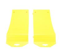 Cryfokt Rampes de Protection pour Pneus en PEHD, 1 Paire de Patins Antidérapants pour Outil de Levage de Voiture, Butée de Stationnement Toutes Saisons pour SUV, Camping-Cars (Grand (GT18PL))