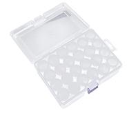 Cryfokt Rangement de Perles Rondes de Diamant, Boîtes Pratiques 24 Pièces