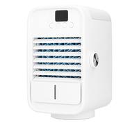 Cryfokt Refroidisseur D'air 3 en 1, Ventilateur de Bureau Humidificateur, Réservoir de 350 Ml, Oscillation à 120°, Minuterie 5 Heures, Affichage Numérique de la Température, alimenté par