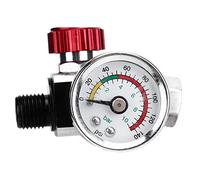 Cryfokt Régulateur de Pression d'air G1/4 140PSI avec Jauge pour Peinture par Pulvérisation, Sablage, Pulvérisateur HVLP, Découpe Plasma, Fer et Plastique Durables