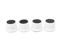 Cryfokt Rehausseur de Meubles Réglable, Coussinets Antidérapants Résistants à l'usure pour canapé de Machine à café, Bords Ronds pour la sécurité de la Famille, 4 Pièces (White)