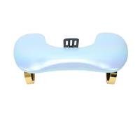 Cryfokt Repose-bras pour Ongles avec Support de Téléphone Réglable, Coussin de Main Ergonomique pour Techniciens en Ongles, Cuir PU, 1 unité (bleu ciel)