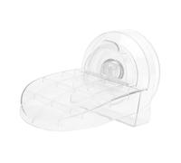 Cryfokt Repose-Pieds de Douche Antidérapant pour Se Raser Les Jambes, Installation Facile et Utilisation Polyvalente dans la Salle de Bain, 1 X Repose-Pieds (Blanc Transparent)