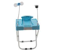 Cryfokt Repose-pieds de Pédicure Réglable Professionnel Antidérapant avec Ventilateur de Séchage pour Support de Pédicure à Domicile, pour les âges, Matériau ABSDurable