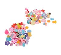 Cryfokt Résine Décorative Mignonne Décor pour DIY, 80 Pièces ABS Résine
