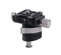 Cryfokt Rotule D'appareil Photo, Mini Rotule de Trépied en Alliage D'aluminium avec Plaque de Dégagement Rapide de 1/4 Pouce, Niveau à Bulle et Rotation à 360 Degrés, pour Smartphone