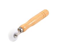 Cryfokt Rouleau de Papier Peint D'angle Finition Lisse pour Usage Domestique Prise Confortable 18,5 Cm POM et Bois 1 unité