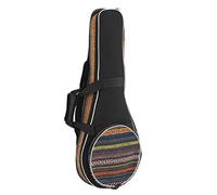 Cryfokt Sac à Mandoline épais avec Bandoulière Réglable, Style Ethnique, Portable pour Les Voyageurs, Bleu Marine