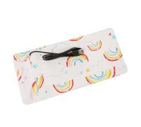 Cryfokt Sac de Biberon USB pour Biberon, Housse de Maintien au Chaud, Design Petit et Compact pour Les Parents en Voyage (Arc-en-Ciel)