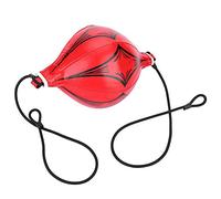 Cryfokt Sac de Poche Gonflable Résistant et Durable de Boule de Vitesse de Boxe pour L'entraînement de Boxe Rouge 41 * 15 * 7 Cm (Ligne Noire Rouge)