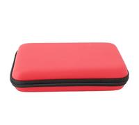 Cryfokt Sac de Transport pour Console de Jeu pour Nouveau 2DS XL GPD 5,5 Pouces, Coque Rigide de Protection Supérieure, Poche en Zippée de Grande capacité, Portable pour Les Voyages (Rouge)
