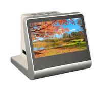 Cryfokt Scanner de Films Numériques, Scanner de Films et de Diapositives à Capteur 14MP 22MP avec écran Couleur HD, Conversion de Diapositives et de Films en Photos Numériques (Prise UE)