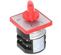 Cryfokt Sélecteur de Commutation de Haute qualité, Commutateur à Bouton Rotatif Compact pour la Conversion du Circuit de Commande, AC 380 V, Matériau Fiable, 1 Pièce