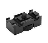 Cryfokt Serre-Câble D'attache DSLR Clamp/Holder de Verrouillage de Câble D'appareil Photo sécurisé pour Accessoires DSLR Follow Focus, Alliage D'aluminium Noir 1,53 X 0,9 X 0,5 Pouces pour les