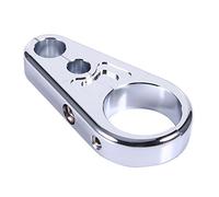 Cryfokt Serre-câble de Frein et D'embrayage pour Motos, Installation Facile, en Aluminium chromé pour Guidon de 1"