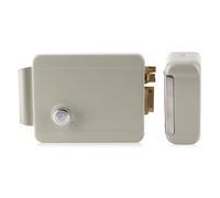 Cryfokt Serrure de Porte électrique avec Résistance à la Flexion, Installation Rapide pour Portes en Fer/bois dans le Contrôle D'accès Communautaire