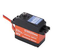 Cryfokt Servo Numérique étanche à Engrenage Métallique à Couple élevé pour Voiture RC 1/10 1/8 Course de Camions Courts, Compatible Futaba JR Hitec, adapté aux Passionnés et aux Professionnels