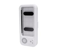 Cryfokt Shower Phone Holder, Waterproof Bluetooth Speaker (White)