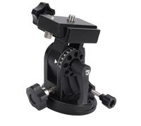 Cryfokt Siège de Réglage de Latitude, Support de Télescope de Coin équatorial en Alliage en Alliage en en, Base de la Base de la 3/8 Pouces avec Un Ajustement de Réglage de 0 ° à 90 ° pour (Black)
