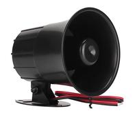 Cryfokt Sirène d'Alarme, Son Décibel élevé de 110 DB à 120 DB, Coque en ABS de qualité Supérieure, Klaxon de Sirène à Faible Puissance, Alarme Filaire avec Connexion à Deux Fils pour la Maison, Le