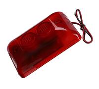 Cryfokt Sirène Stroboscopique Filaire Compacte 15W, Alarme Sonore à Lumière Rouge, Mini Taille 120dB 6-15V DC, pour la sécurité des Propriétés