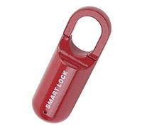 Cryfokt Smart Antitheft Prémacée D'empreintes Digitales pour Le Casier de L'école de Gymnase, Boîtier à Bagages, Sac à Dos, Petit Verrouillage D'empreinte Digitale Rechargeable, Cadenas (Rouge)